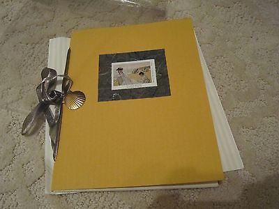 New Claude Monet scrapbook with stamps by san Francisco co.