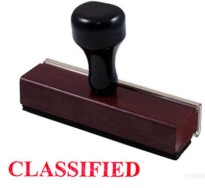 Classified Rubber Stamp