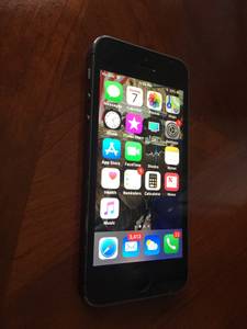 iPhone 5s with Otter case, Black (SW Reno)