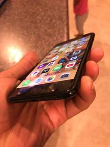 Shiny ,Iphone 7+ Plus Matte Black ,128 G.B !!