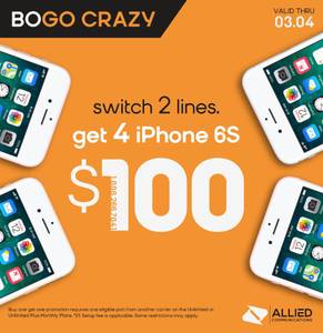 4 PHONES FOR $100 (Boost)