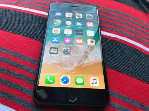 Shiny ,iPhone 7+ plus ,Midnight Black 128g.B -