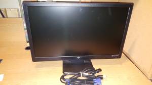 HP computer monitor widescreen 23