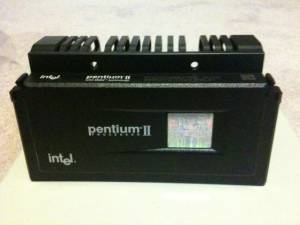 Intel Pentium II 266 MHz slot 1 w/ heat sink (Bellevue)