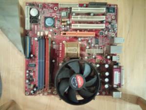 DIY PC Kit - Motherboard w/Video, CPU w/Fan, Ram, HD, DVD (I-240/S May)