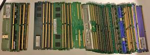 A lot of 39 older desktop RAM chips (greenpoint williamsburg brooklyn)