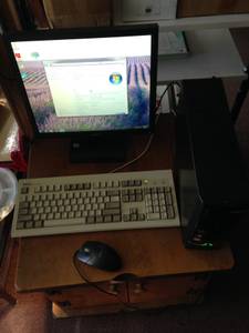 Windows 7 Pro Computer, Monitor, Mouse, Keybord