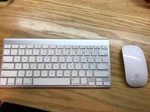 Wireless Apple Magic Mouse + Keyboard