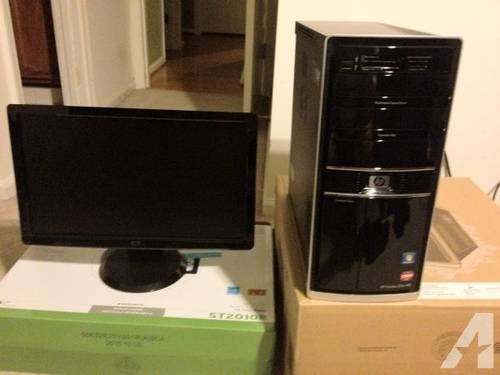 HP Elite High Performance Desktop, Dell 20