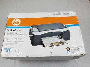 hp deskjet f2120 all-in-one inkjet printer scanner copier new.