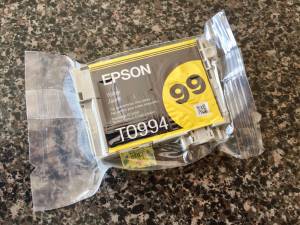 Epson Printer Ink Cartridge | Yellow #T0994 | New & Sealed (Apple Valley)