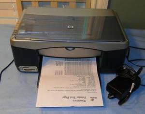 HP PSC 1350 All-in-One Printer, Scanner, Copier with New Inks!