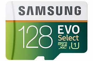 Samsung 128GB 80MB/s EVO Select Micro SDXC Memory Card -NEW (SAN GABRIEL)