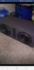 2 12's rock fosgate p2 subwoofer +amp +capacity (Memphis Tn)