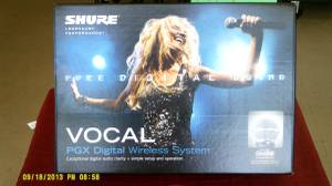 Shure Wireless Digital Hand Held Microphone (Electronic Supply House 14 N 8th
