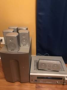 Infinity Surround Sound Speakers & Sony Receiver (Olive Branch)