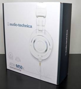 audio-technica ATH-M50X Professional Monitor Headphones WHITE New (Stoughton)