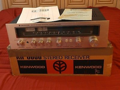 KENWOOD KR-3090 Vintage Am/Fm Stereo Receiver W/ Manual and