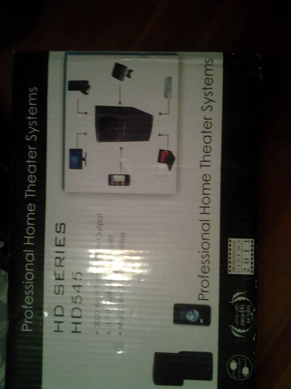 Ashton & Ross Professional home theater system HD series 545 (still in box)