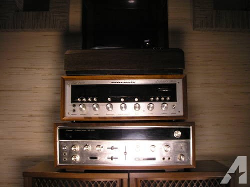 Sansui Receiver and Speakers with BSR 710 Turntable