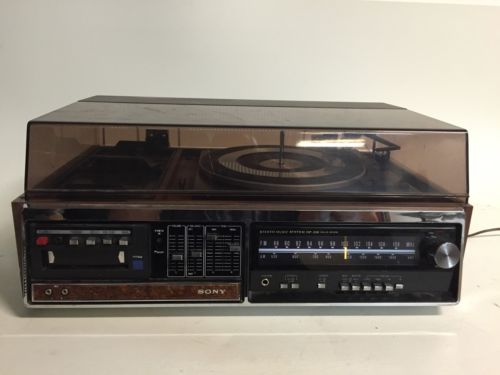 Sony HP-318 Stereo Music System Record Turntable 8 Track