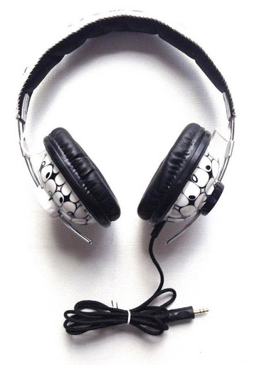 Burton Brand Headphones - White/Black - Excellent Condition