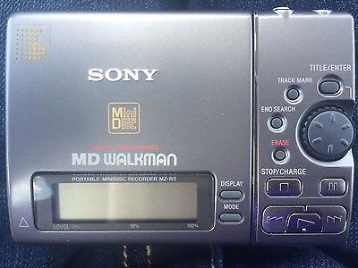 Sony MZ-R3 MiniDisc Portable MD Walkman Player Recorder