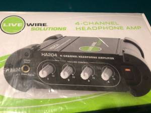 Live Wire 4 Channel Headphone Amplifier (Near 1400 n tuxedo st)