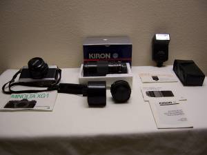 Minolta XG 1 Camera & Flash Kiron 35-135 Lens (Tigard)