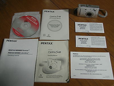 Pentax Optio S40 4MP Digital Camera with 3x Optical Zoom