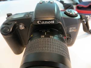 Canon EOS Rebel G camera and bag. (film, NOT digital!) (Hamilton, MA)