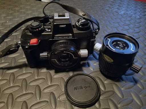Nikon NIKONOS IV-A Underwater Film Camera with 35mm & 80mm