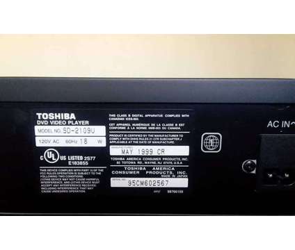 Toshiba DVD Player SD-2109
