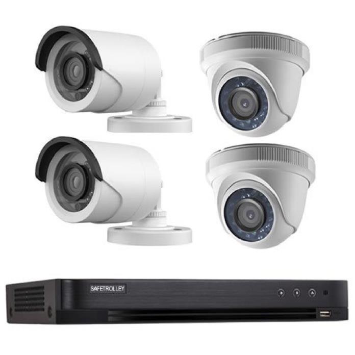 LIMITED OFFER!! Buy 4 CCTV Cameras Set + 1 DVR at the price of 12,000/-