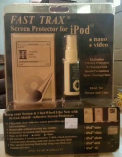 Fast Trax Screen Protector for iPod NANO & VIDEO