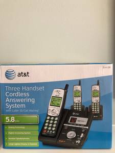 AT&T 3 Handset Cordless Answering System with Caller ID/Call Waiting (South