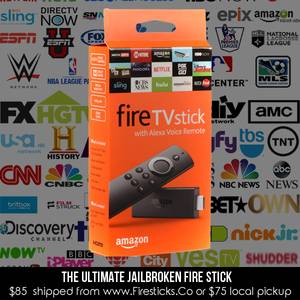 Jailbroken Amazon Fire TV Sticks (Sunset)