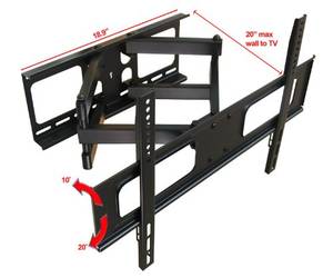 Curved TV Wall Mount 34