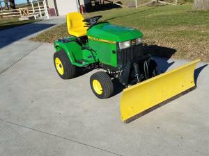 John Deere 425 AWS garden tractor with 54