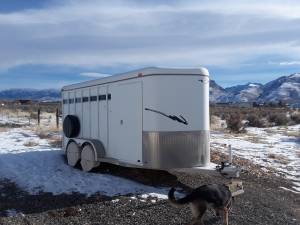 C&B 3-Horse slant trailer (Spring Creek NV)