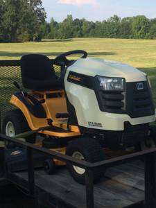 cub cadet riding mower $1200