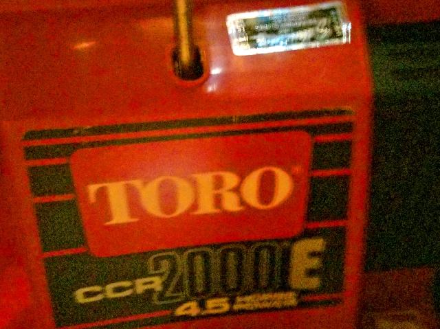 Toro Ccr2000e