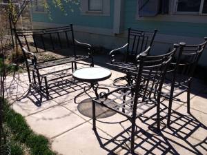 Heavy duty metal lawn furniture (Winnemucca)