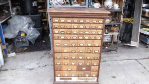 w.c.heller 68 drawer cabinet (esko mn)