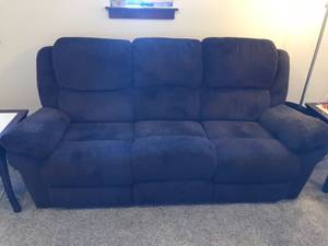 Sofa loveseat couch- tv table