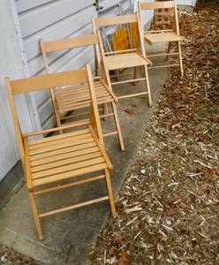 Chairs 'Wooden folding chairs' (Yonkers, NY)