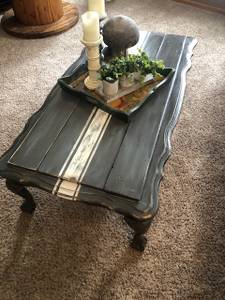 Rustic Shabby Chic Claw Foot Coffee Table (Shakopee)