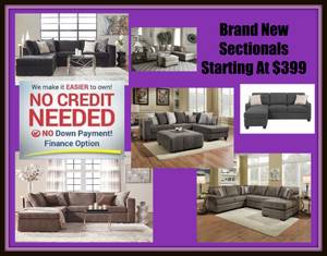 Brand New Sectionals Starting At $399 (north knoxville)