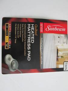 Twin Quilted Heated Mattress Pad (laramie)