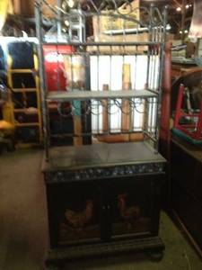 NEW BAKERS RACK WITH WINE RACK (memphis)